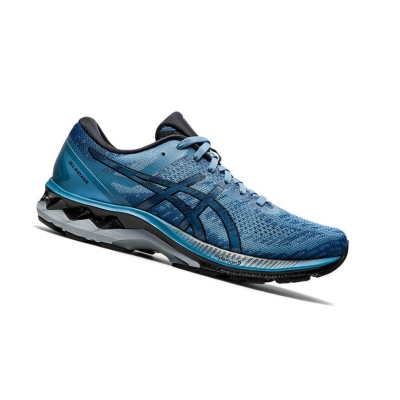 Blue Men's Asics GEL-KAYANO 27 MK Running Shoes | US25830FK