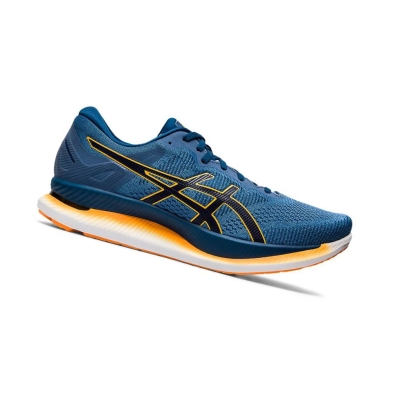 Blue Men's Asics GLIDERIDE Running Shoes | US46057YQ