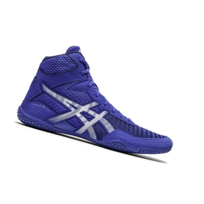 Blue Men's Asics MATCONTROL 2 Wrestling Shoes | US24867WQ