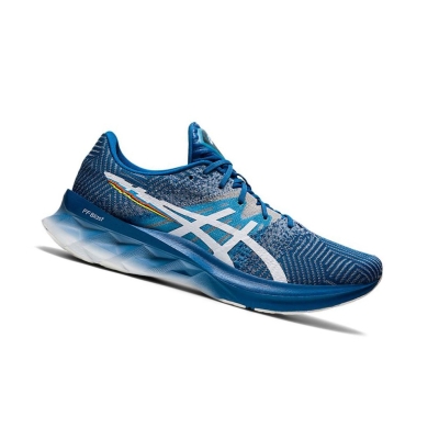 Blue Men's Asics NOVABLAST Running Shoes | US86410VG