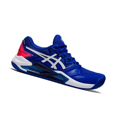 Blue / White Women's Asics GEL-CHALLENGER 13 Tennis Shoes | US62735KR