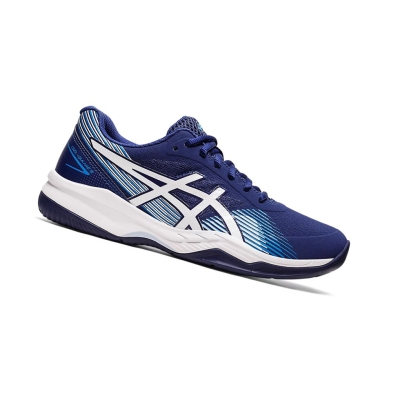 Blue / White Women's Asics GEL-GAME 8 Tennis Shoes | US16058AL