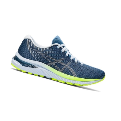 Blue Women's Asics GEL-CUMULUS 22 Running Shoes | US35697HE