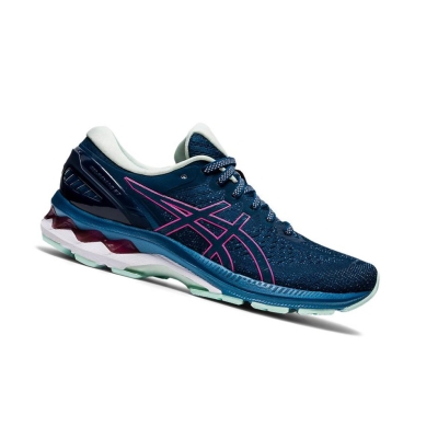 Blue Women's Asics GEL-KAYANO 27 Running Shoes | US46213AJ