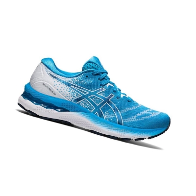 Blue Women's Asics GEL-NIMBUS 23 Running Shoes | US27350QT