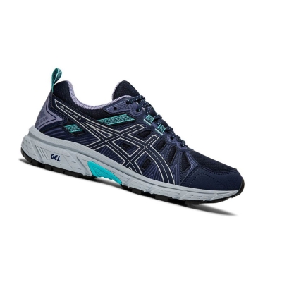 Blue Women's Asics GEL-VENTURE 7 Trail Trail Running Shoes | US24319TZ