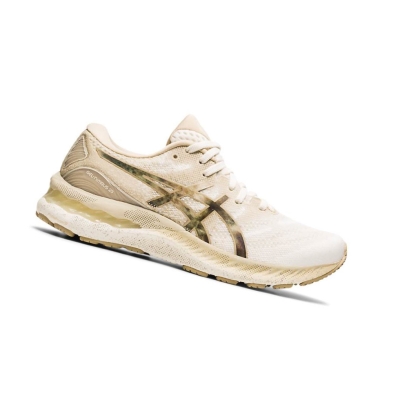 Cream Women's Asics GEL-NIMBUS 23 EARTH DAY Running Shoes | US58379DX