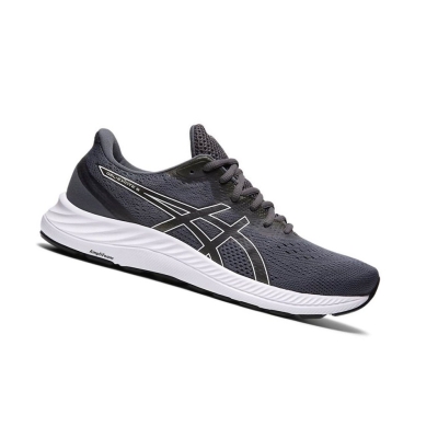 Dark Grey Men's Asics GEL-EXCITE 8 Extra Wide Running Shoes | US23158YB