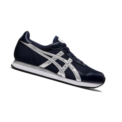 Deep Blue Women's Asics TIGER RUNNER Sneakers | US96480YN