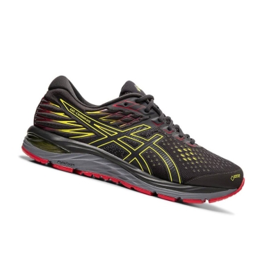 Deep Grey Men's Asics GEL-CUMULUS 21 G-TX Running Shoes | US27108EC