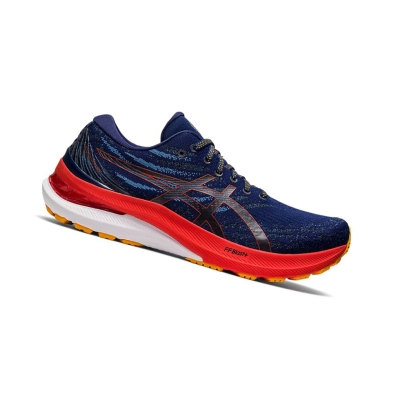 Deep Ocean / Cherry Tomato Men's Asics GEL-KAYANO 29 Running Shoes | US32791KZ