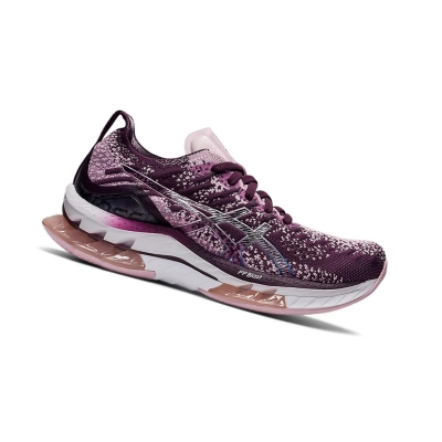 Deep Plum / Barely Rose Women's Asics KINSEI BLAST Running Shoes | US09834ML