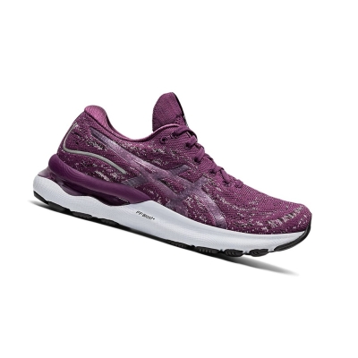 Deep Plum / Rose Quartz Women's Asics GEL-NIMBUS 24 MK Running Shoes | US89045CR