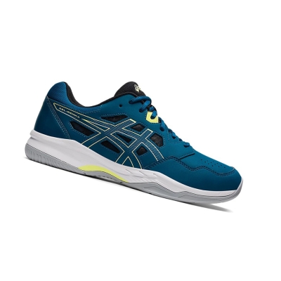 Deep Sea Teal / Glow Yellow Men's Asics GEL-RENMA Tennis Shoes | US41735PW