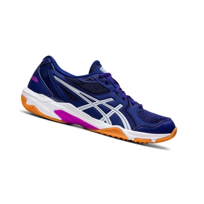 Dive Blue / Soft Sky Women's Asics GEL-ROCKET 10 Volleyball Shoes | US01957YC