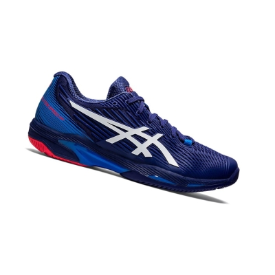 Dive Blue / White Men's Asics SOLUTION SPEED FF 2 Tennis Shoes | US72690DV