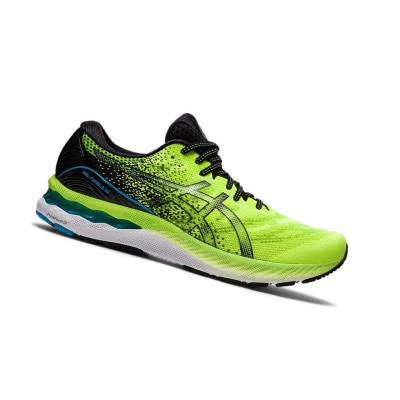 Green Men's Asics GEL-NIMBUS 23 Running Shoes | US80756TX