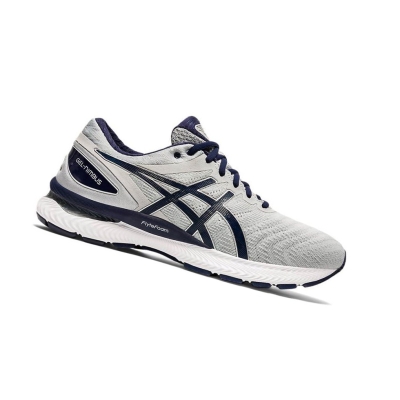 Grey Men's Asics GEL-NIMBUS 22 Running Shoes | US94150CJ