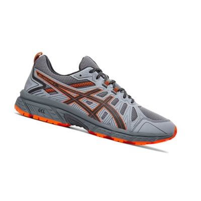 Grey Men's Asics GEL-VENTURE 7 4E Trail Running Shoes | US48301ET