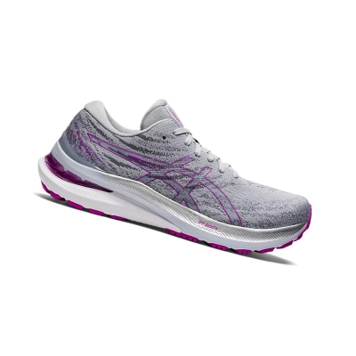 Grey / Orchid Women's Asics GEL-KAYANO 29 (D) Running Shoes | US97654YC