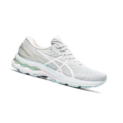 Grey Women's Asics GEL-KAYANO 27 Running Shoes | US59418JN