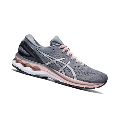 Grey Women's Asics GEL-KAYANO 27 Running Shoes | US68034EK