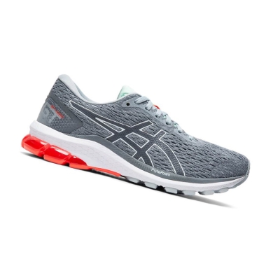 Grey Women's Asics GT-1000 9 Running Shoes | US30871ZU