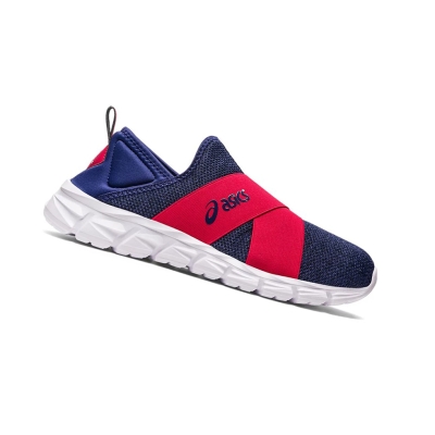 Indigo Blue / Speed Red Men's Asics QUANTUM LYTE SLIP-ON Sneakers | US92647WB