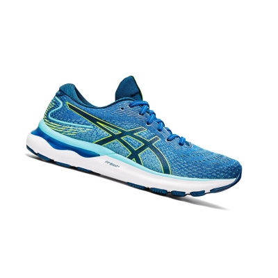 Lake Drive / Hazard Green Men's Asics GEL-NIMBUS 24 Running Shoes | US92513JO