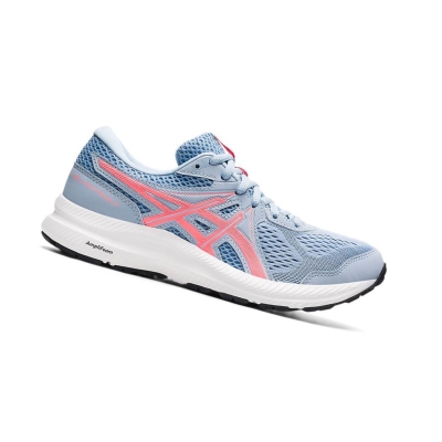 Light Blue Women's Asics GEL-CONTEND 6 Running Shoes | US78645RB