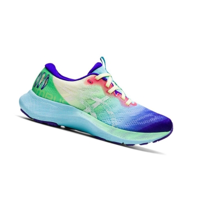 Light Blue Women's Asics GEL-NIMBUS LITE Running Shoes | US48397WJ