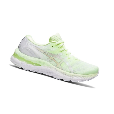 Light Green Women's Asics GEL-NIMBUS 23 Running Shoes | US32069BO