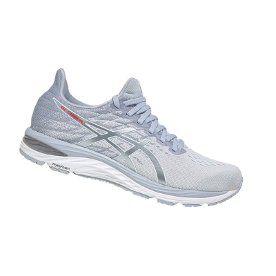 Light Grey Women's Asics GEL-CUMULUS 21 Knit Running Shoes | US51306PE