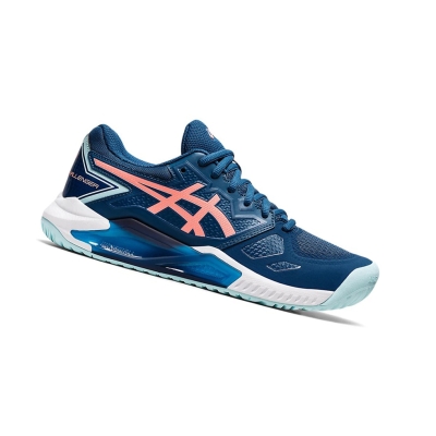 Light Indigo / Guava Women's Asics GEL-CHALLENGER 13 Tennis Shoes | US12860PR