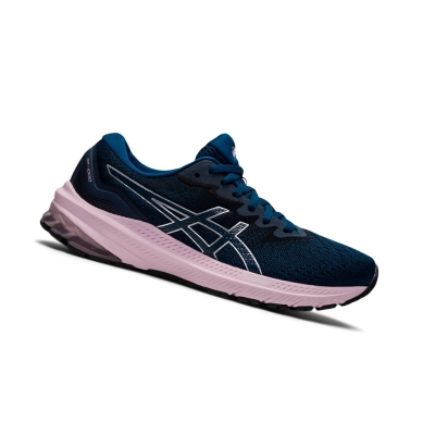 Mako Blue / Barely Rose Women's Asics GT-1000 11 Running Shoes | US49067QM