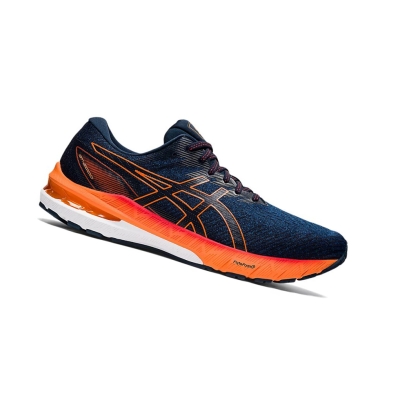 Mako Blue / Shocking Orange Men's Asics GT-2000 10 Running Shoes | US42860MK