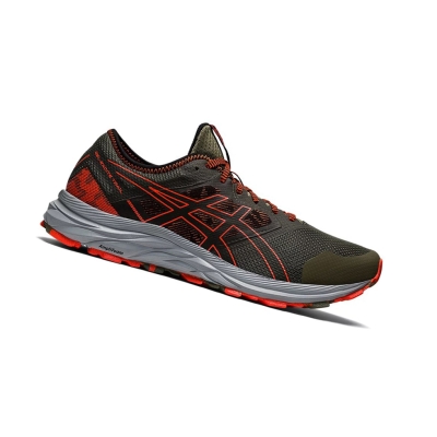 Mantle Green / Cherry Tomato Men's Asics GEL-EXCITE TRAIL Running Shoes | US07259OZ