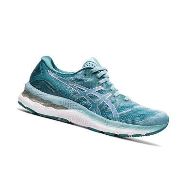 Mint Women's Asics GEL-NIMBUS 23 Running Shoes | US92847HU