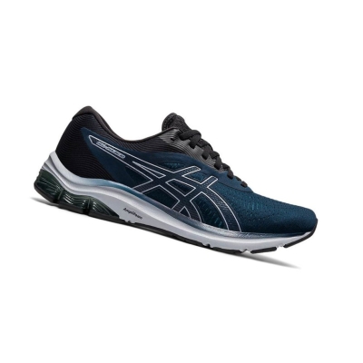 Navy Men's Asics GEL-PULSE 12 Running Shoes | US12035NT