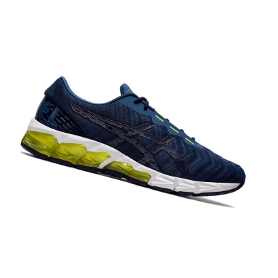 Navy Men's Asics GEL-QUANTUM 180 5 Sneakers | US71406UK