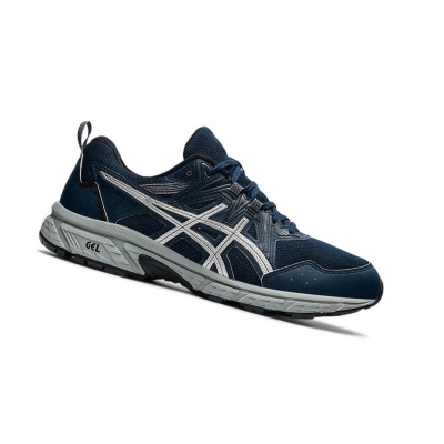 Navy Men's Asics GEL-VENTURE 8 Trail Running Shoes | US29740XO