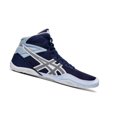 Navy Men's Asics MATFLEX 6 Wrestling Shoes | US40726SP