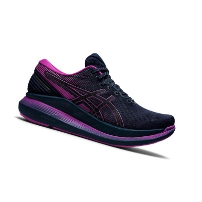 Navy Women's Asics GLIDERIDE 2 LITE-SHOW Running Shoes | US08947DU