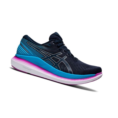 Navy Women's Asics GLIDERIDE 2 Running Shoes | US28956NG