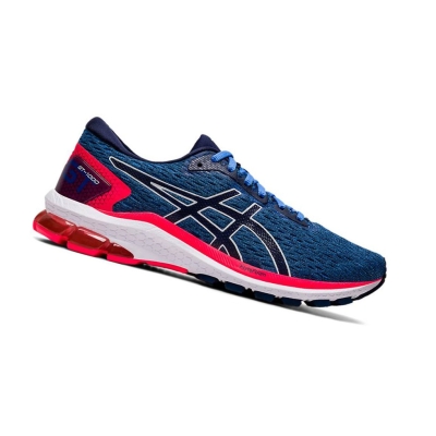 Navy Women's Asics GT-1000 9 Running Shoes | US59386BZ