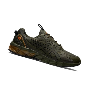 Olive Canvas / Black Women's Asics GEL-QUANTUM 90 Sneakers | US61327XM