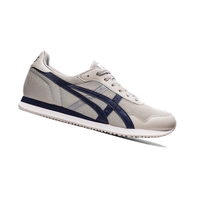 Oyster Grey / Peacoat Men's Asics TIGER RUNNER Sneakers | US38129DY