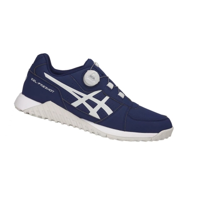 Peacoat / Glacier Grey Men's Asics GEL-PRESHOT BOA Golf Shoes | US81637QU