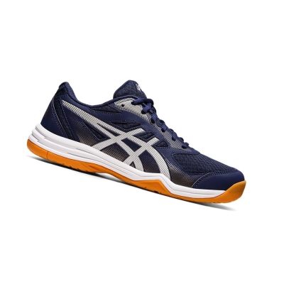 Peacoat / Pure Silver Men's Asics UPCOURT 5 Volleyball Shoes | US87529AE