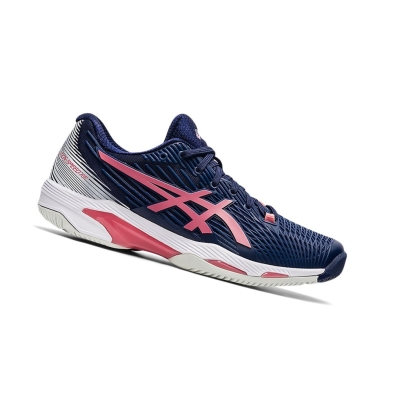 Peacoat / Smokey Rose Women's Asics SOLUTION SPEED FF 2 Tennis Shoes | US53602KC